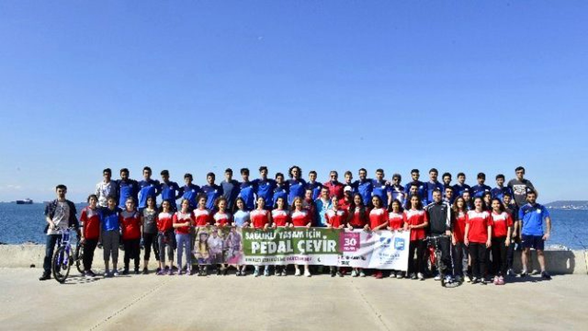 Sağlıklı Yaşam İçin Pedal Çevirdiler