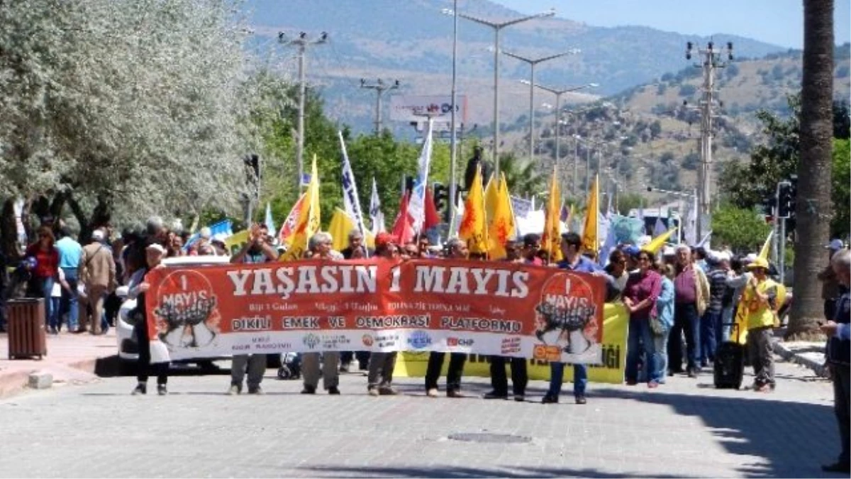 1 Mayıs Dikili ve Çeşme\'de de Halaylarla Kutlandı