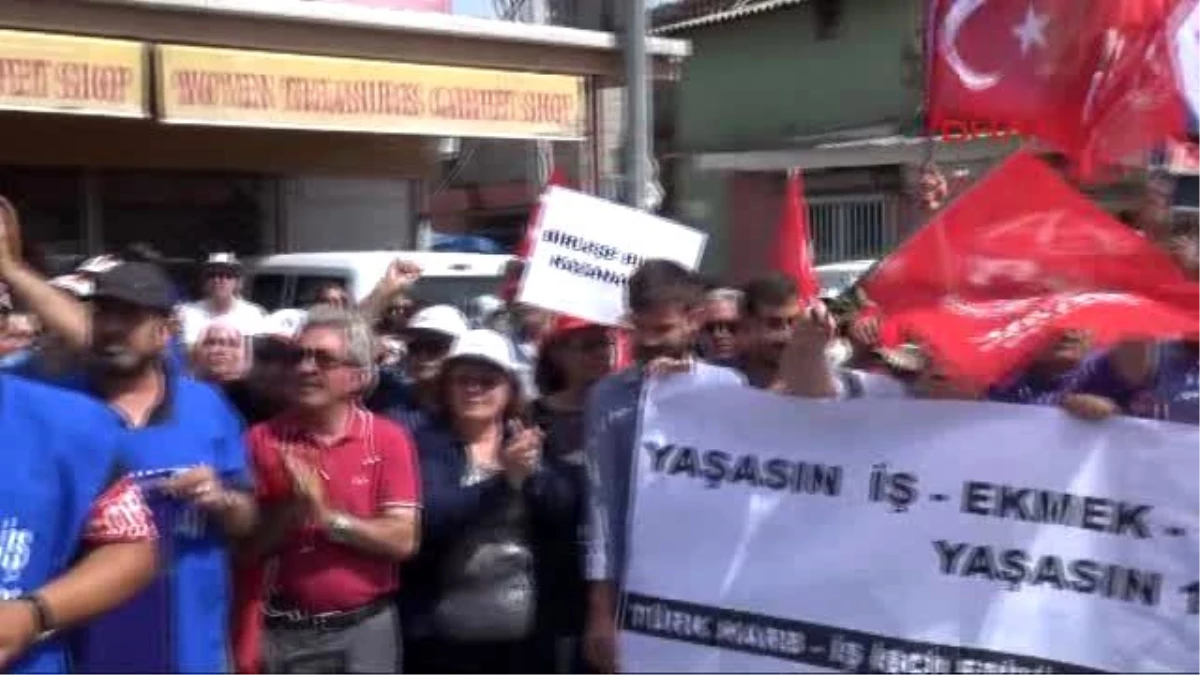 Adana Türk Harb-İş Üyeleri İncirlik\'te Eylem Yaptı