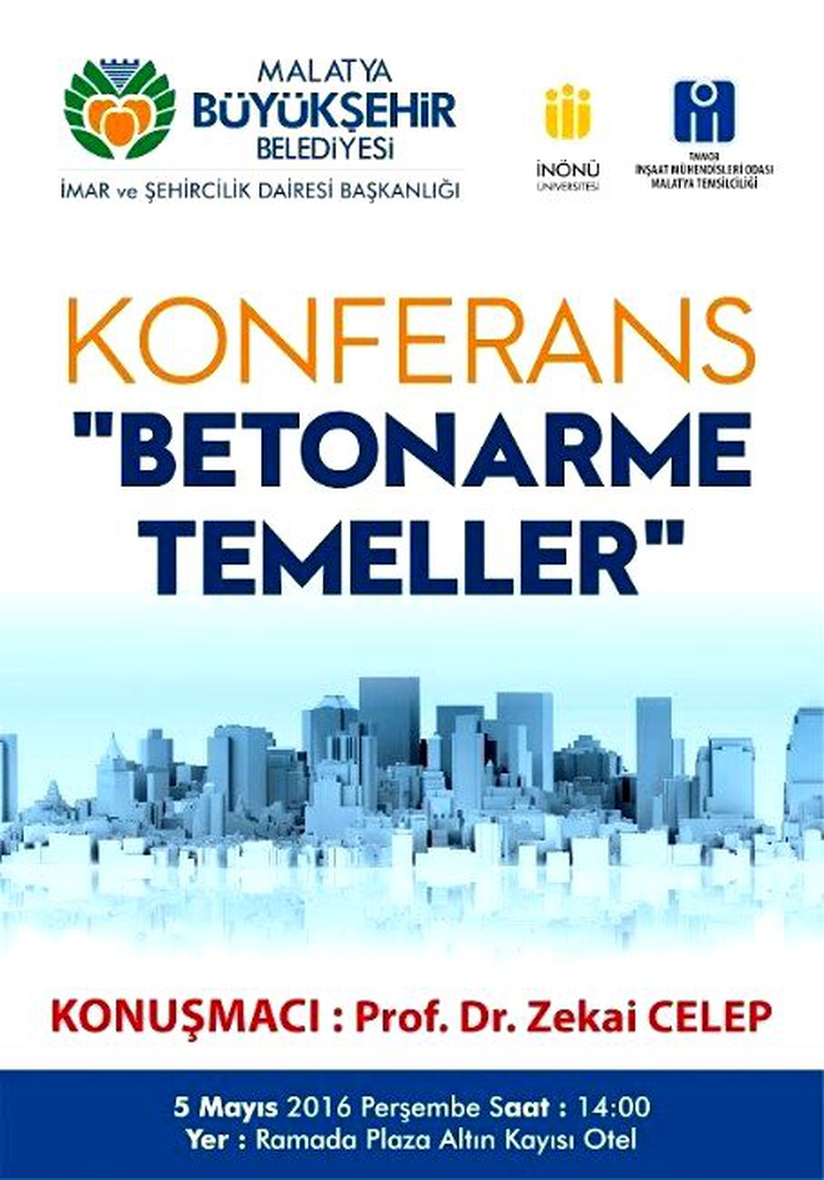 Betonarme Temeller\' Konulu Konferans Düzenlenecek