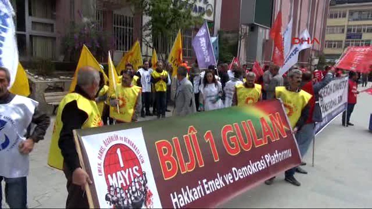 Hakkari\'de 1 Mayıs, Basın Açıklamasıyla Kutlandı