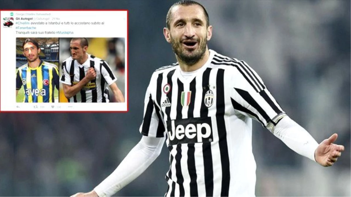 Juventuslu Chiellini, Mehmet Topal\'lı Fotoğrafını Paylaştı