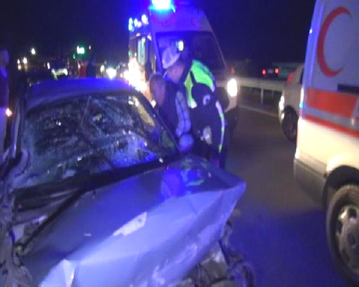Kaza Yapan Oğlunu Göremeyen Baba Gözyaşlarına Boğuldu