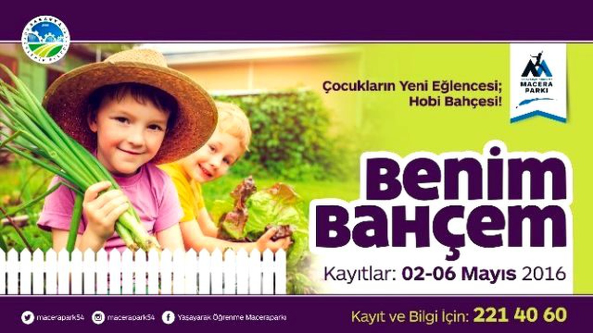 Macera Park\'ta Öğrenciler Kendi Meyve ve Sebzelerini Yetiştirecek
