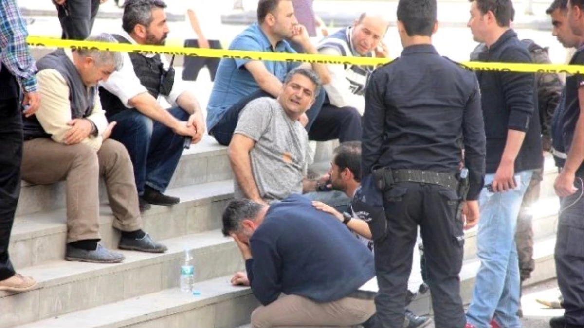 Gaziantep\'te Şehit Haberi Alan Polisler Gözyaşı Döktü, Sinir Krizi Geçirdi