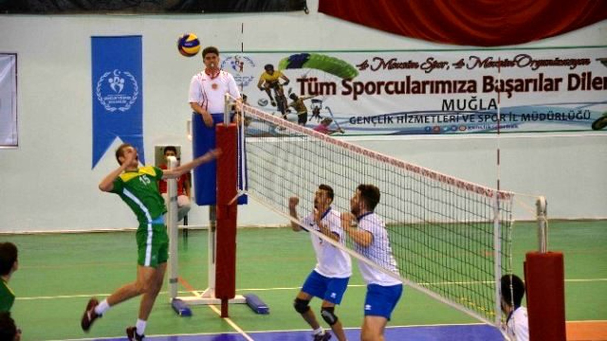 Ünilig Voleybol Finalleri Ortaca ve Dalaman\'da Başladı