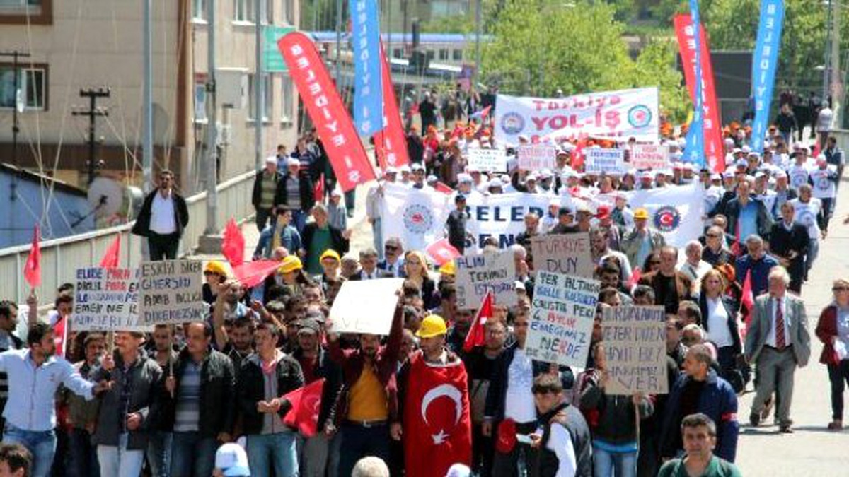 Zonguldak\'ta, 1 Mayıs Coşkuyla Kutlandı
