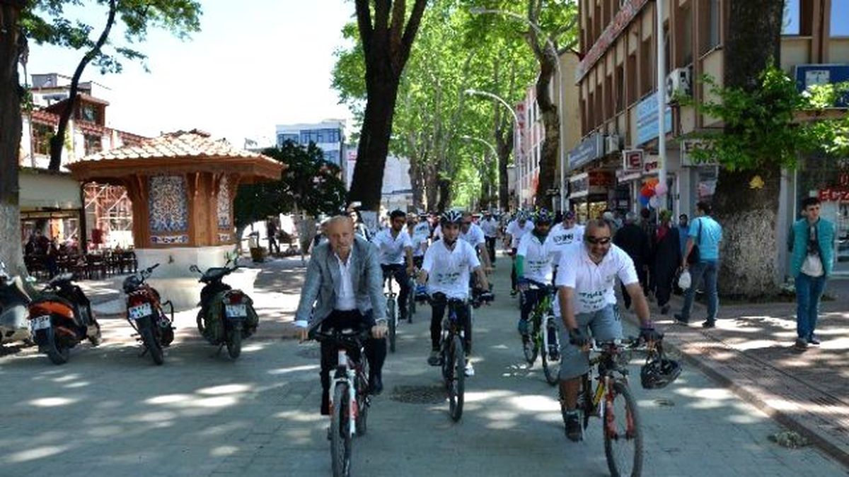 Başkan Sargın Yetimler İçin Pedal Çevirdi