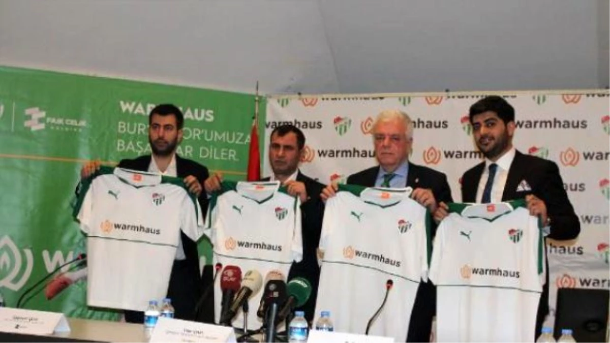 Bursaspor\'un Göğüs Reklamı Warmhaus