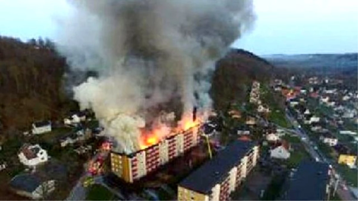 İsveç\'te Büyük Yangın! 156 Kişi Tahliye Edildi