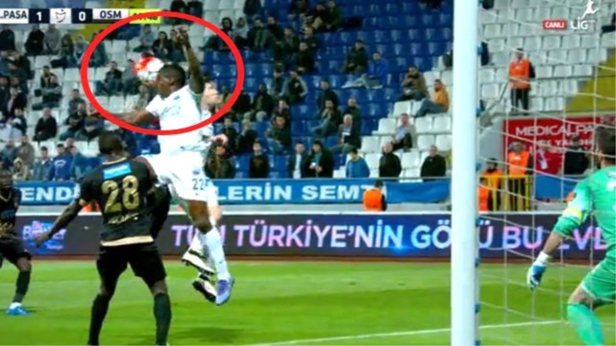Kasımpaşa-Osmanlıspor Maçındaki Penaltı Kararı Olay Yarattı