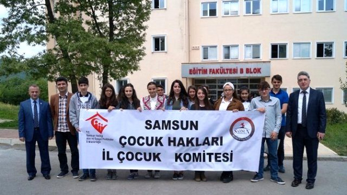 Samsun Çocuk Hakları İl Çocuk Komitesi Omüçem\'i Ziyaret Etti