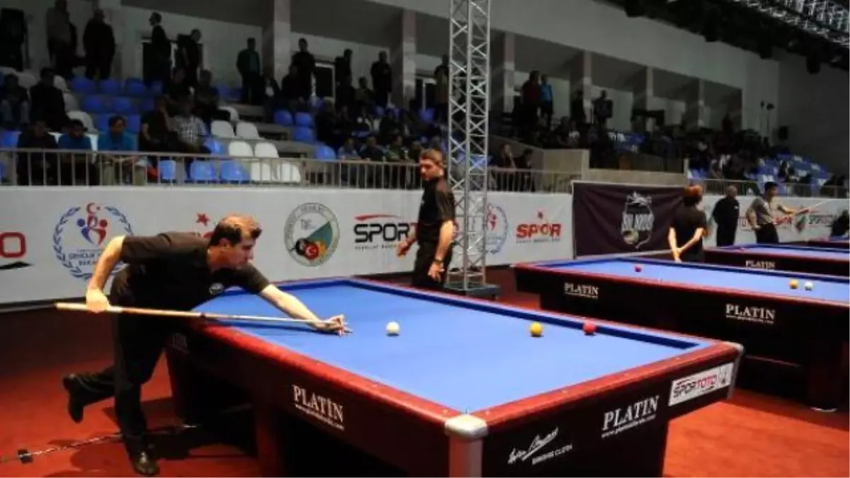 Türkiye Üç Bant Bilardo Şampiyonası, Ürgüp\'te Başladı