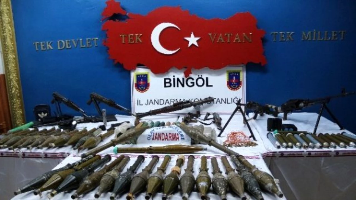 Bingöl\'de Örgütün Silah Depoları Bulundu
