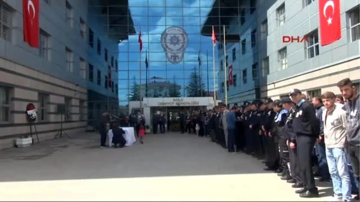 Bolu Kalp Krizinden Ölen Polis İçin Tören