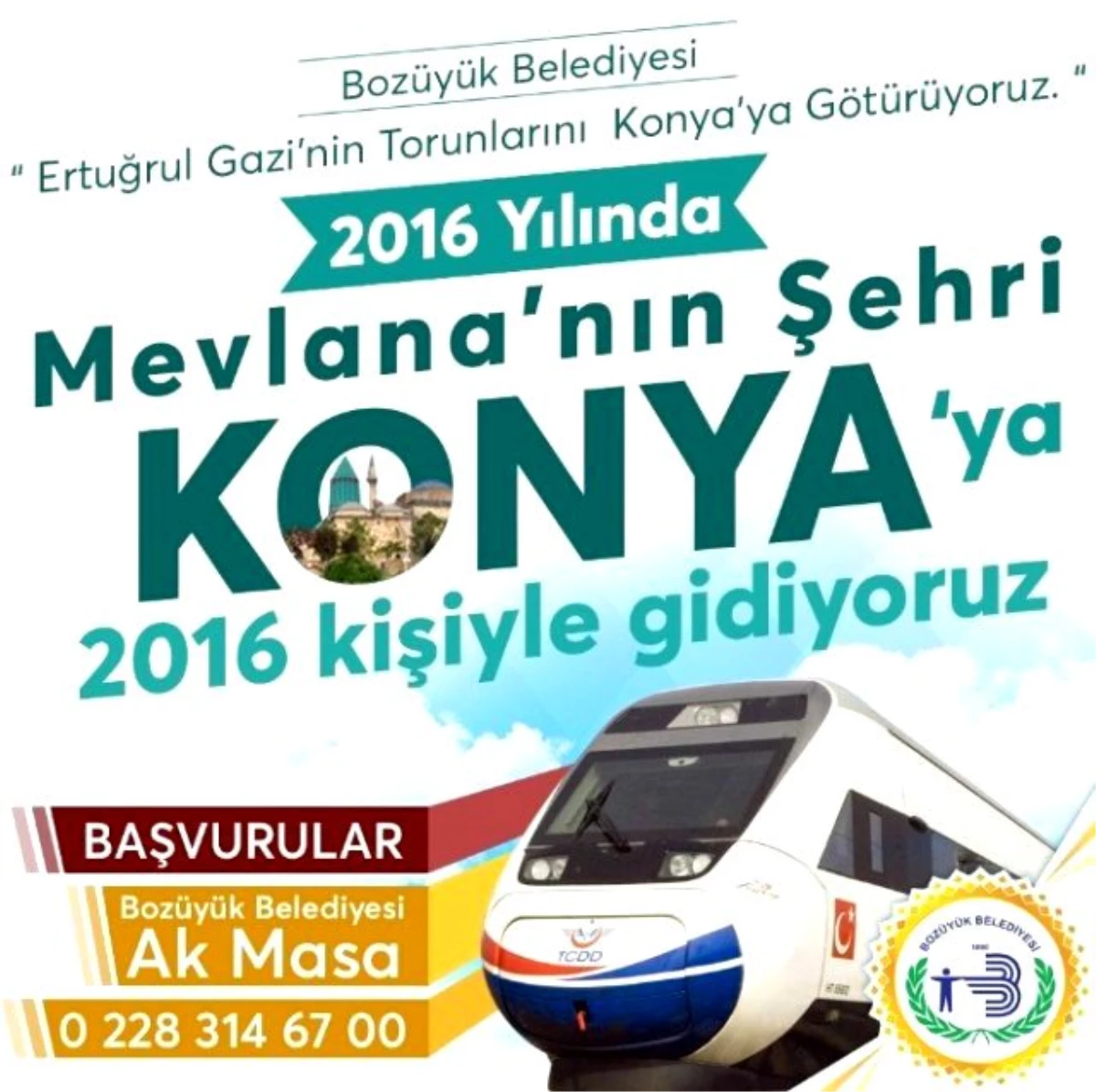 Bozüyük Belediyesi Kültür Turları Konya ile Devam Ediyor