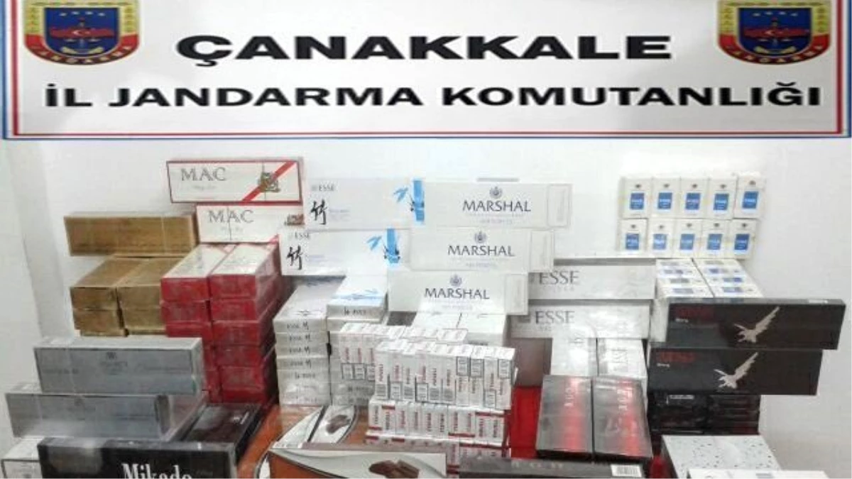 Çanakkale\'de Kaçak Sigara Operasyonu