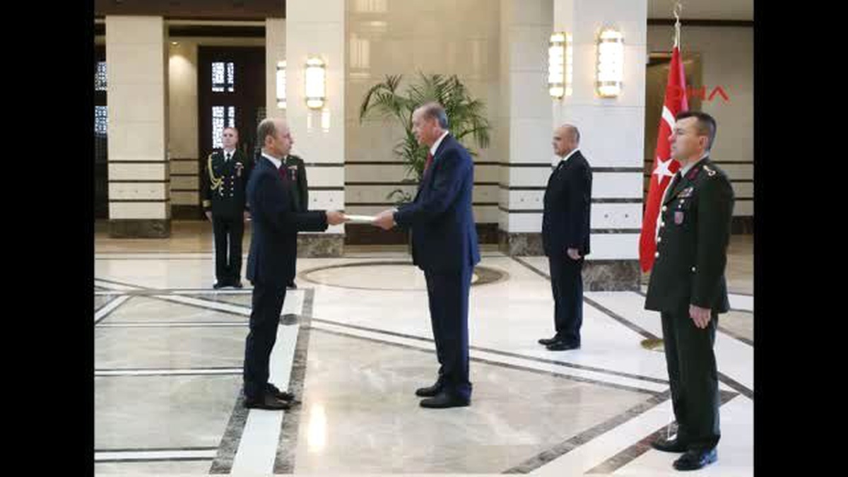 Cumhurbaşkanı Erdoğan\'a Makedonya Büyükelçisinden Güven Mektubu