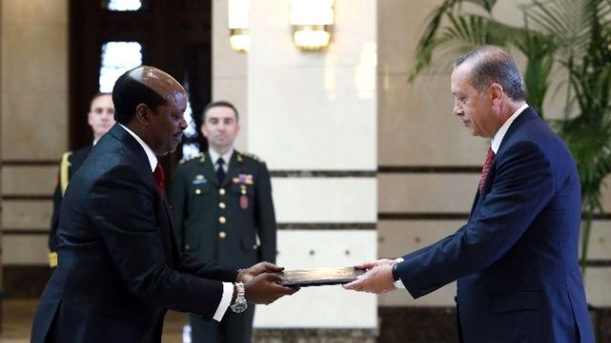 Cumhurbaşkanı Erdoğan, Ruanda Büyükelçesi Nkurunziza\'yı Kabul Etti