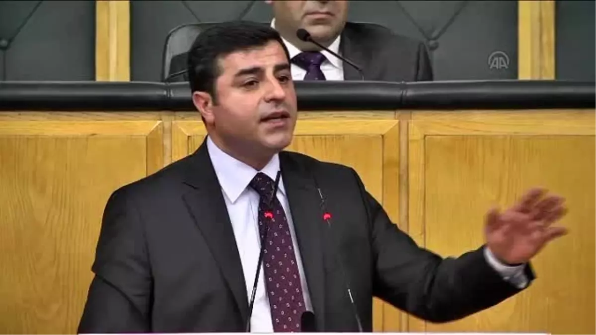 Demirtaş - Dokunulmazlıklarla İlgili Anayasa Değişikliği Teklifi