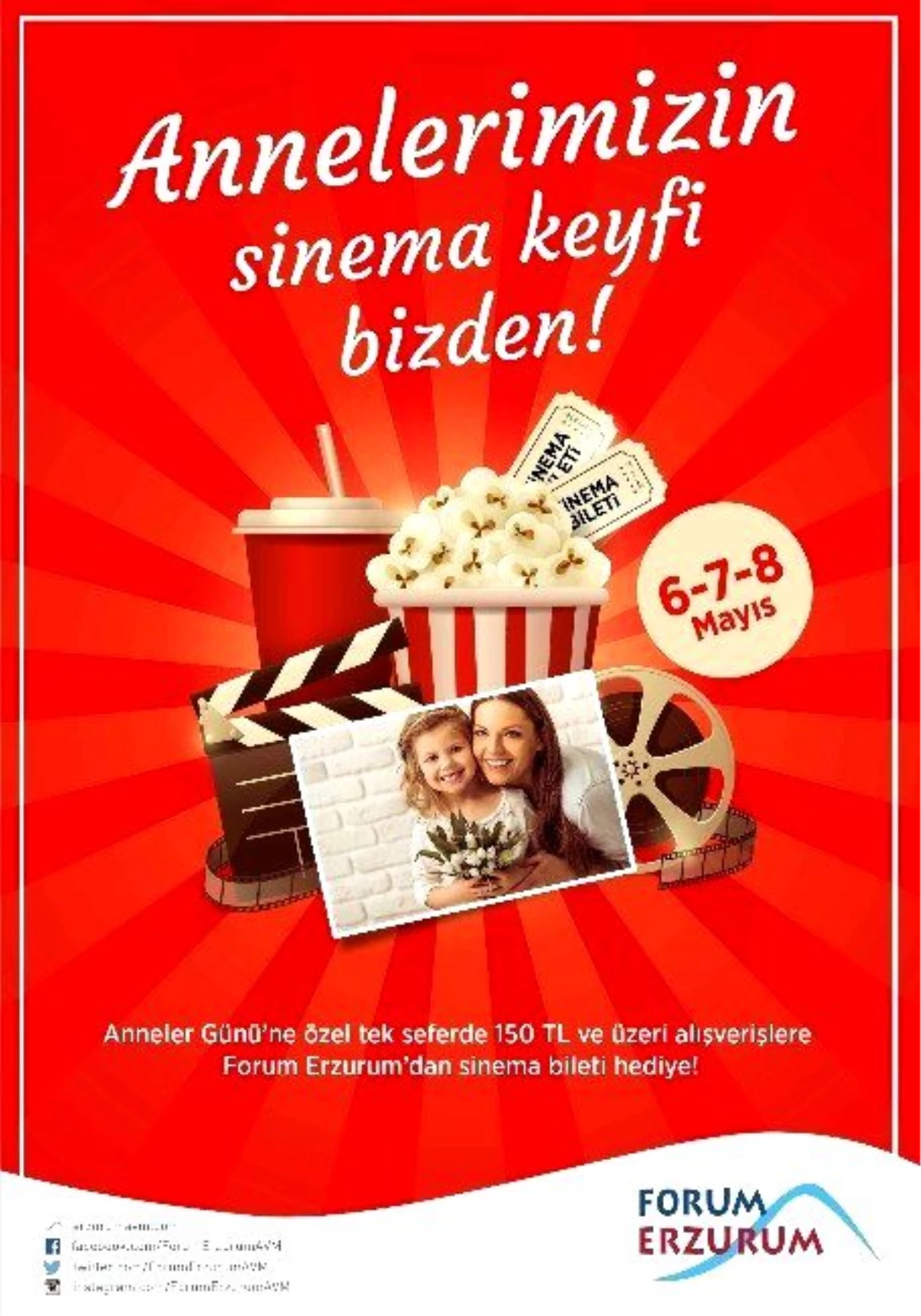 Forum Erzurum\'dan Annelere Sinema Keyfi