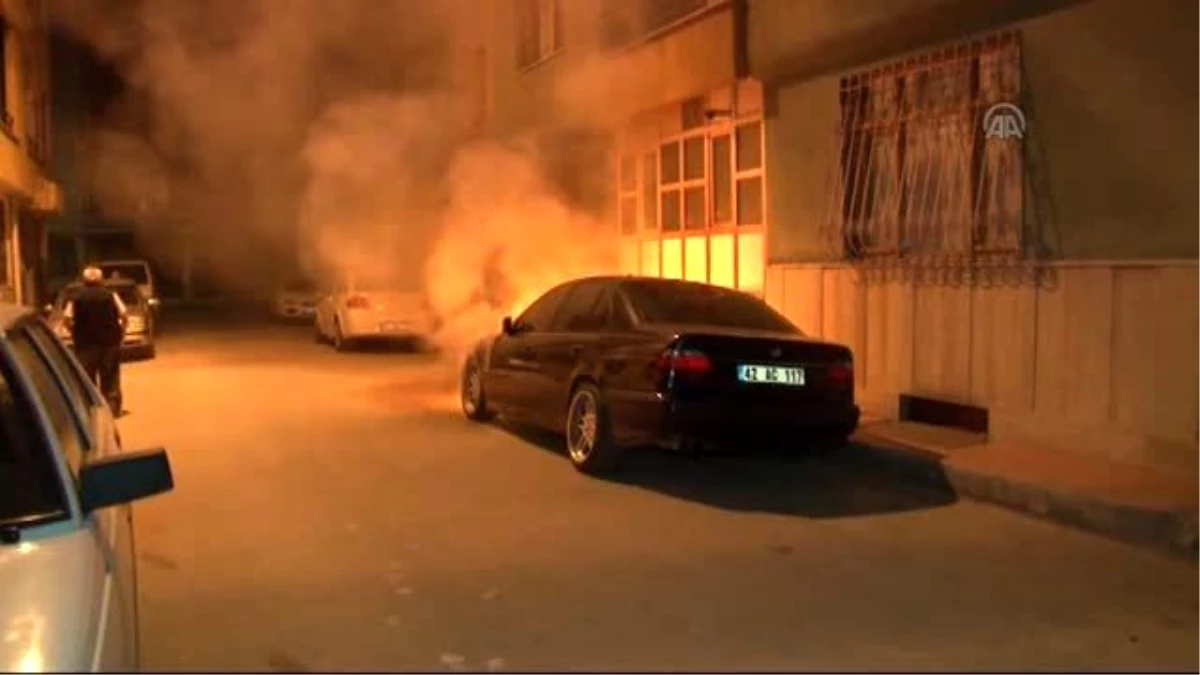 Konya\'da Otomobil Yangını