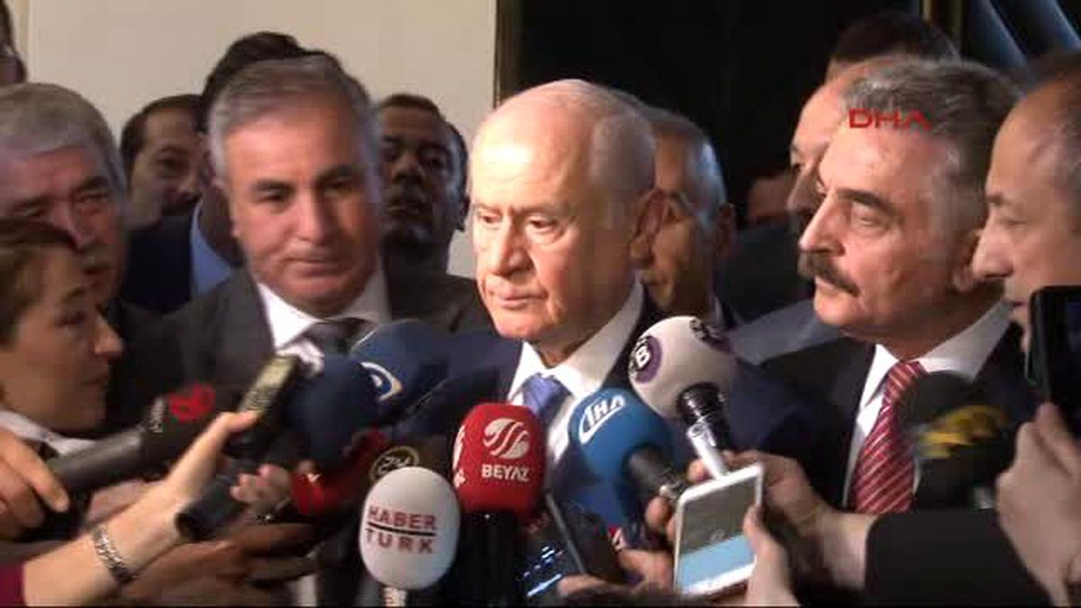 MHP Genel Başkanı Bahçeli, Grup Toplantısının Ardından Gazetecilerin Sorularını Yanıtladı Yeniden