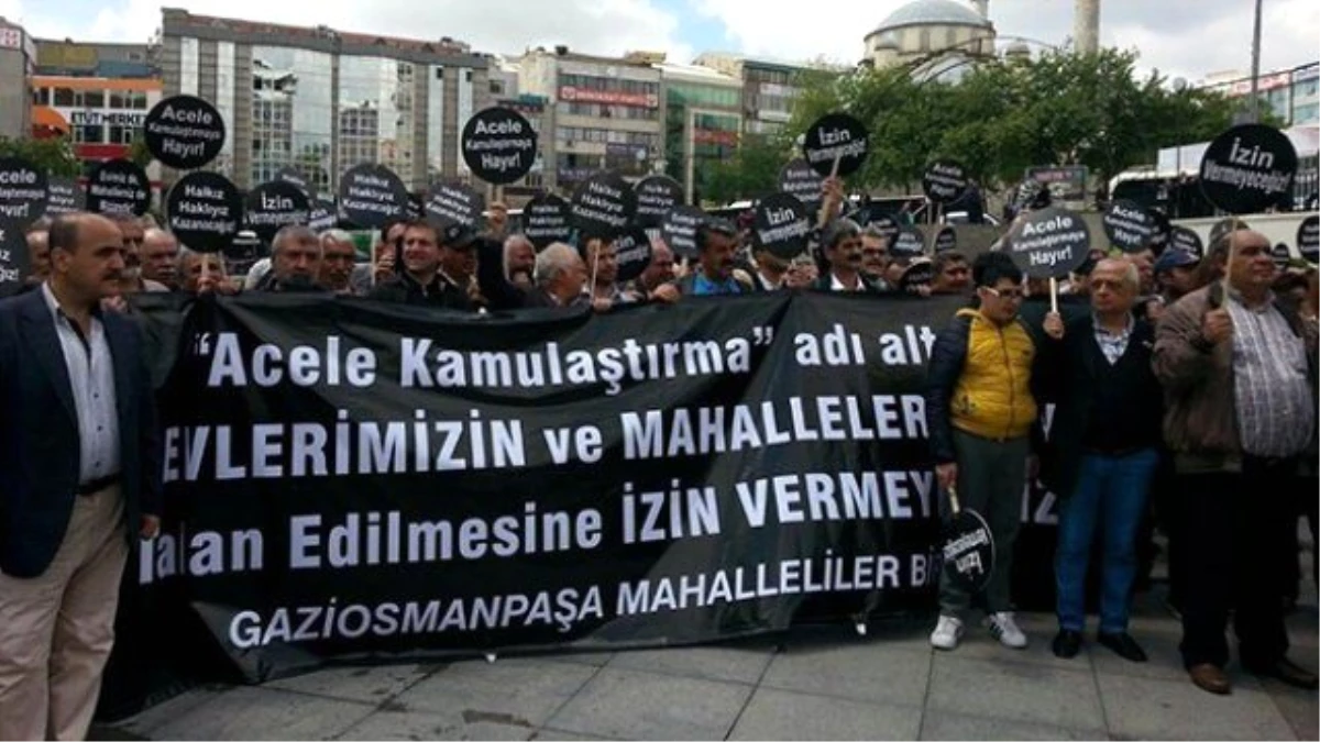 Gaziosmanpaşa\'da Acele Kamulaştırma Kararı Kargaşa Yarattı