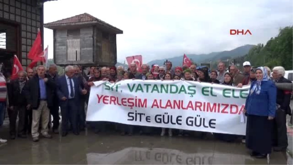 Rize Fırtına Vadisi?nde Tabutlu Eylem : Yerleşim Alanlarından Sit Kaldırılsın