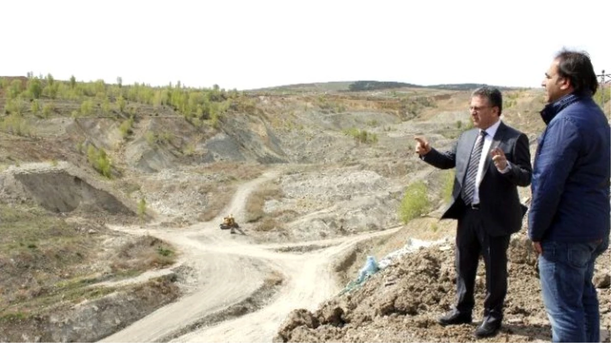 Yeni Çeltek Kömür İşletmeleri Genel Müdürü Coşkun, Ekopark Projesi Alanını İnceledi