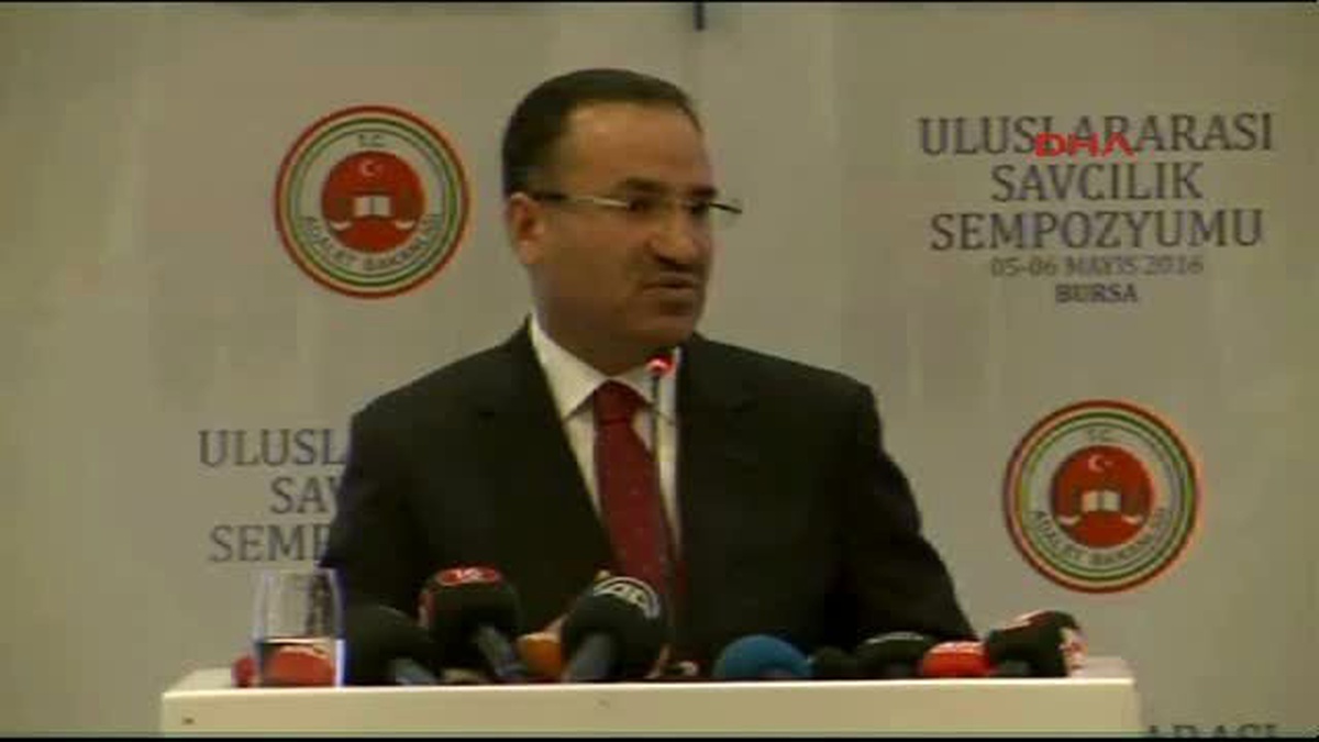Bursa Adalet Bakanı Bekir Bozdağ Uluslarası Savcılık Sempozyumu\'nda Konuştu-1
