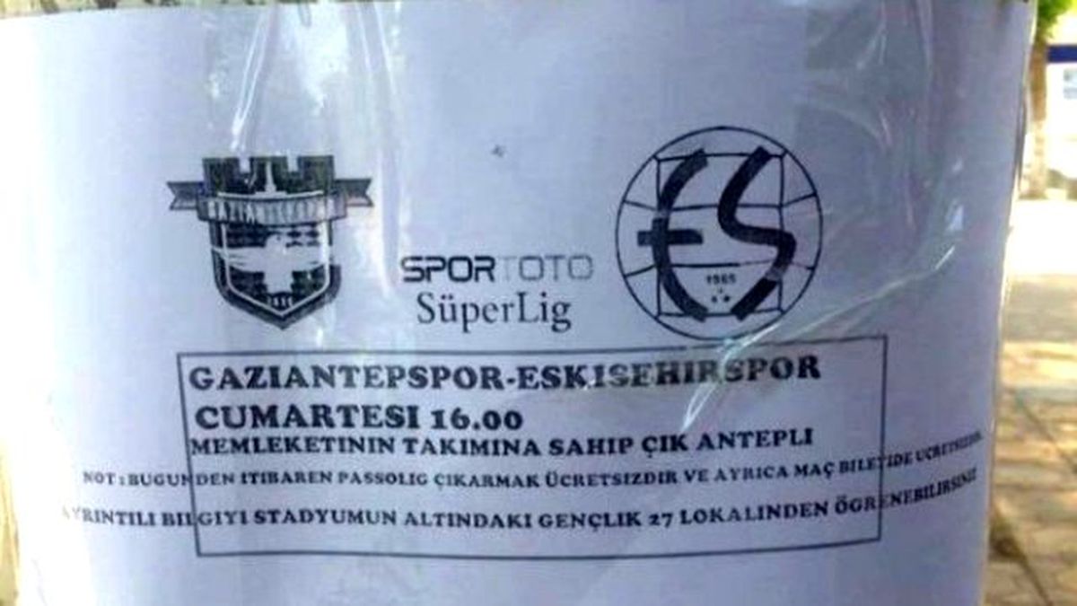 Gaziantepspor İçin Pankartlı Destek Çağrısı