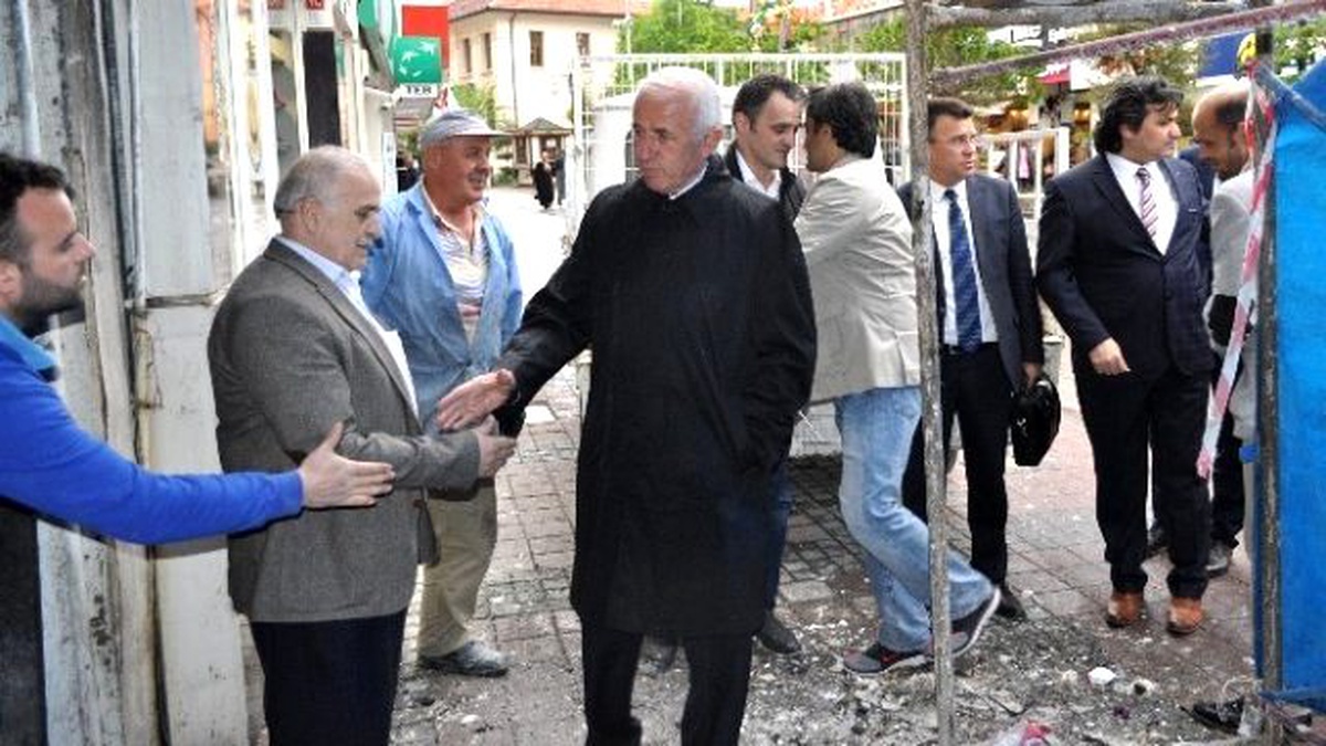 İşletmelere \'Geçmiş Olsun\' Ziyareti