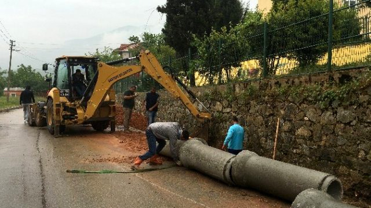 Kartepe Yağmursuyu Hatları Yenileniyor