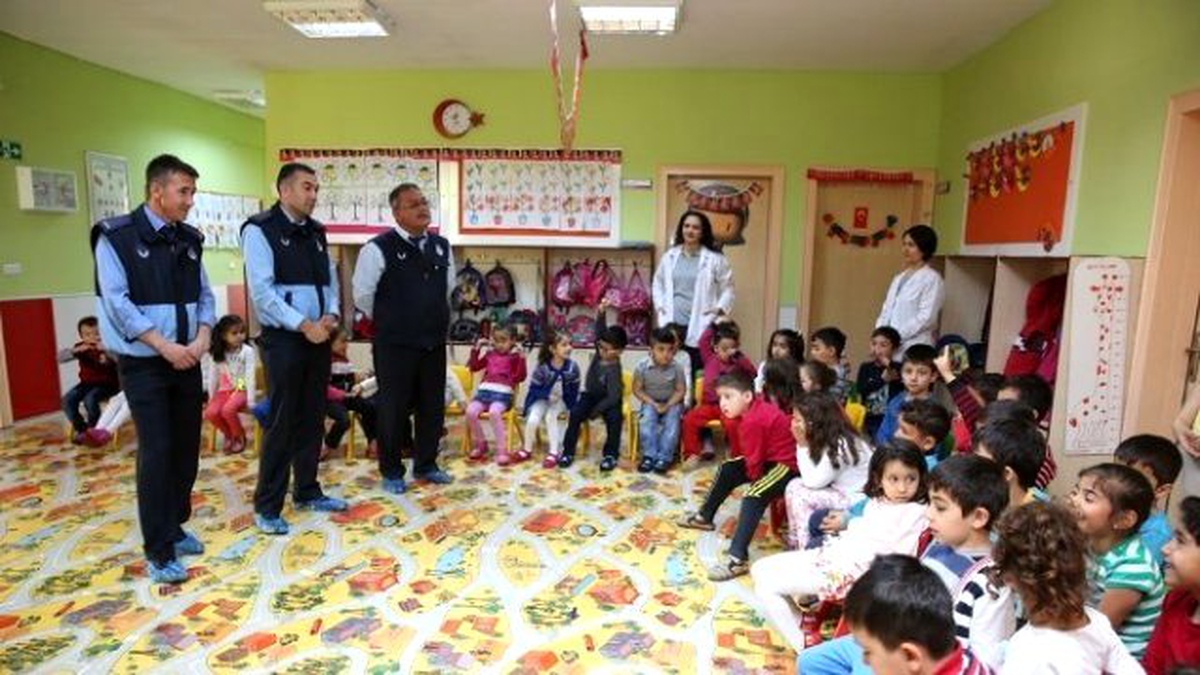 Kocasinan Zabıtası Anasınıfı Öğrencileriyle Buluşuyor