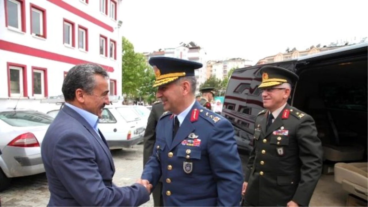 Konya Garnizon Komutanı Şahar\'dan Başkan Tutal\'a Ziyaret