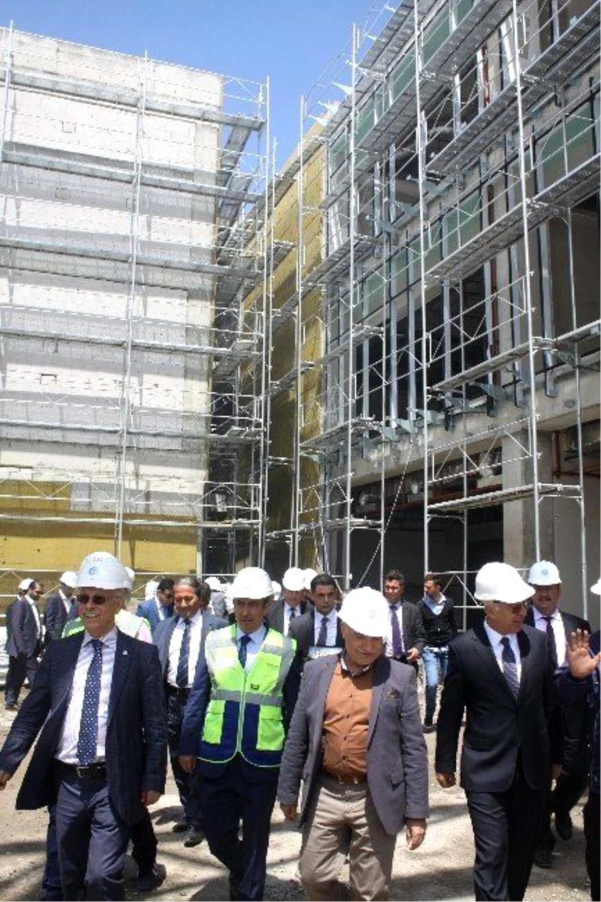 Protokol Üyeleri Kto Yeni Hizmet Binası İnşaatını İnceledi