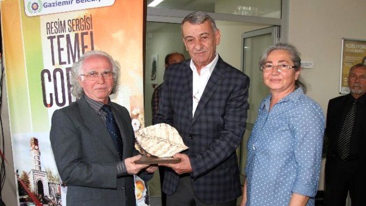 Temel Çoban\'ın Resim Sergisi Açıldı