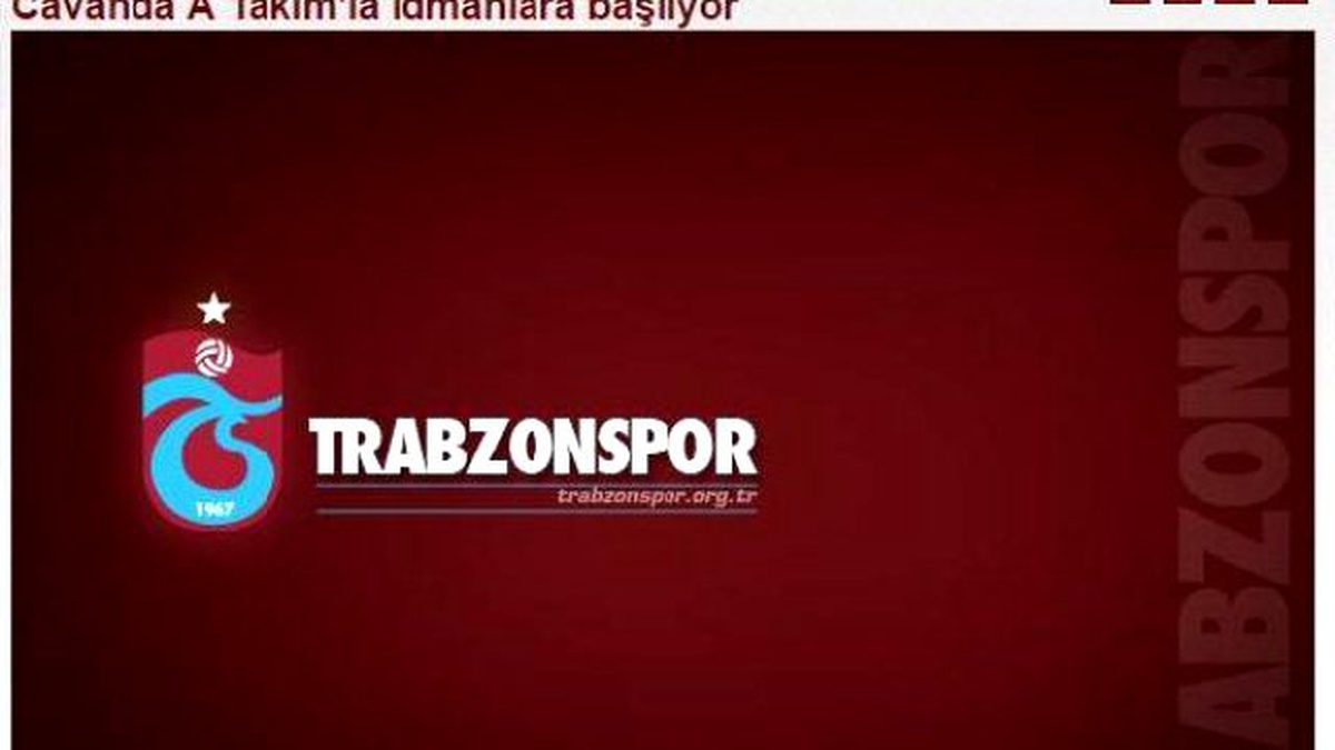 Trabzonspor\'da Erkan ve Cavanda Affedildi