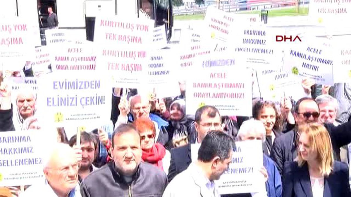 Gaziosmanpaşa\'daki "Acele Kamulaştırma Kararı"Nın İptali İçin Mahkemeye Başvurdular