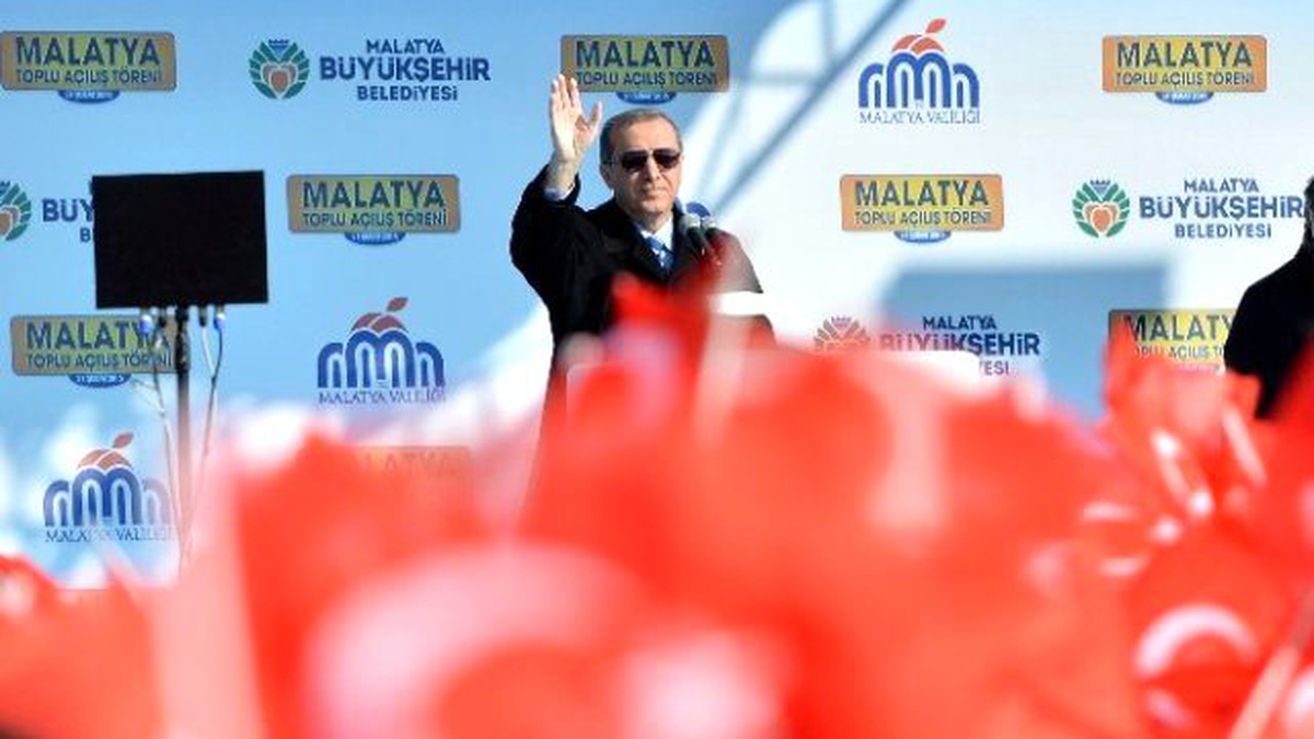 Malatya Cumhurbaşkanı Erdoğan\'ı Bekliyor