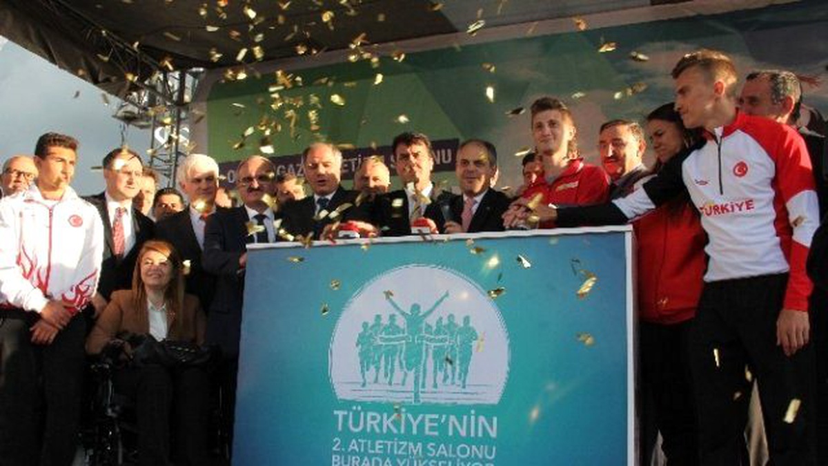 Türkiye\'nin 2\'inci Büyük Kapalı Atletizm Salonunun Temeli Atıldı
