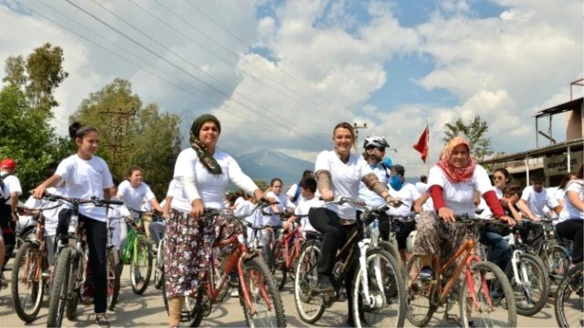 Antalya\'da "Köyüm Bisiklete Biniyor" Etkinliği Düzenlendi