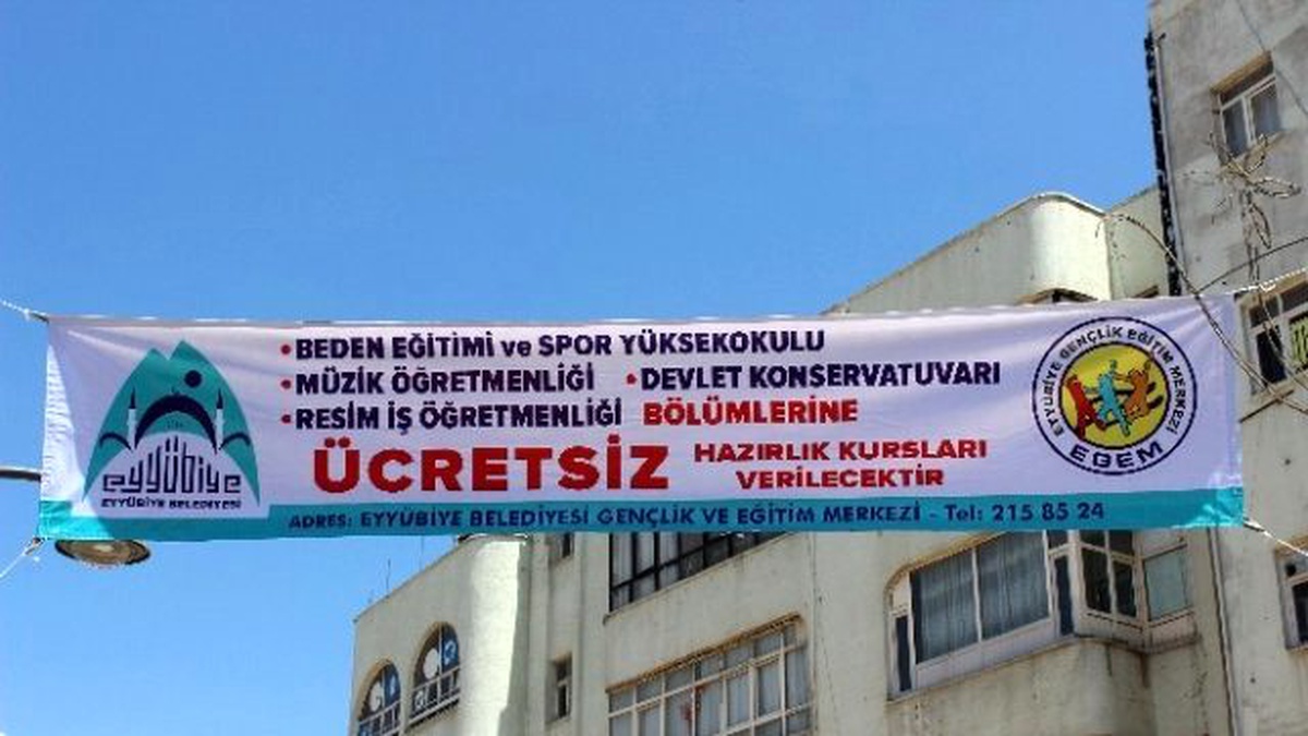 Eyyübiye Belediyesinden Ücretsiz Yetenek Kursu