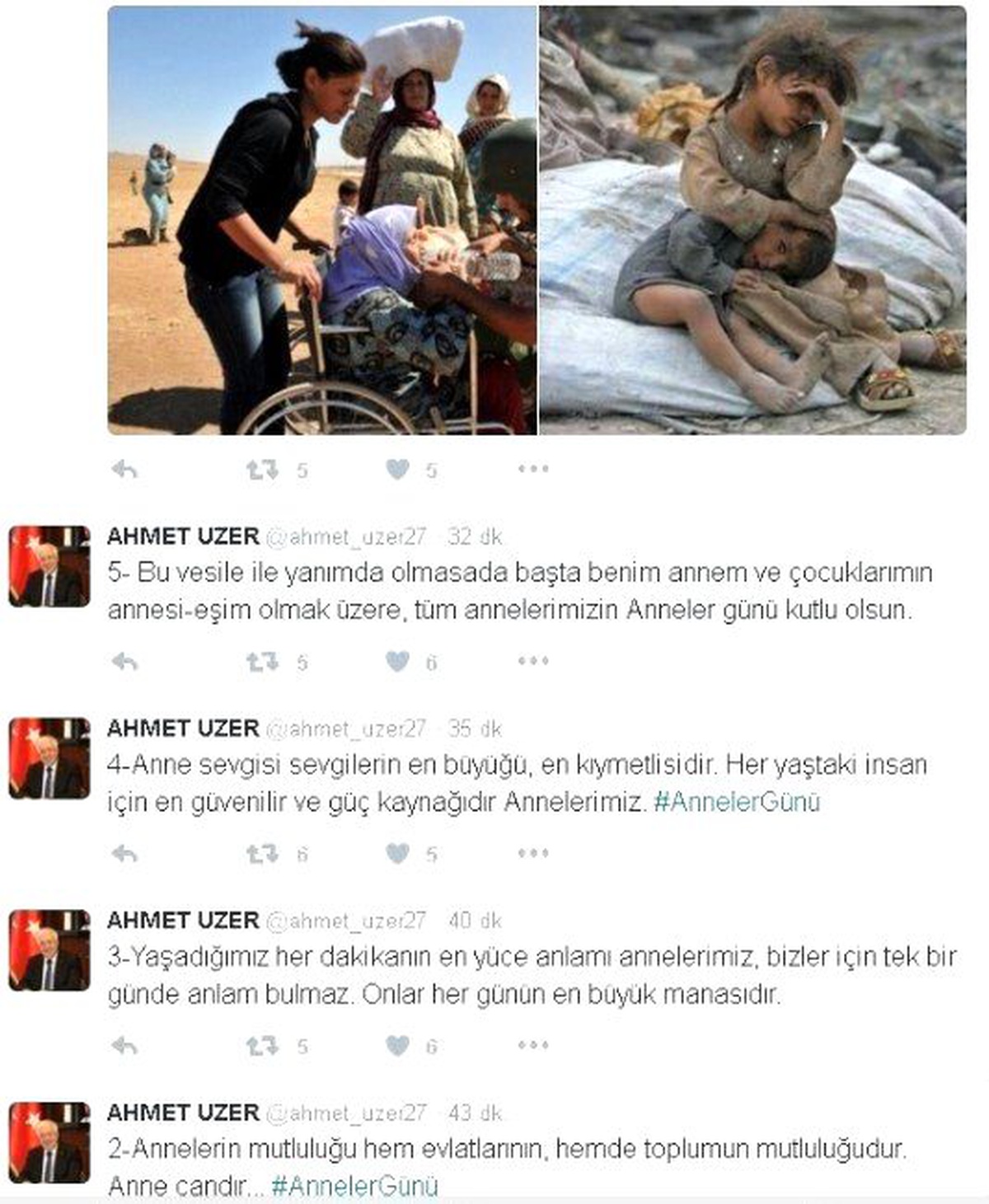 Milletvekili Ahmet Uzer\'den Duygusal Anneler Günü Mesajı
