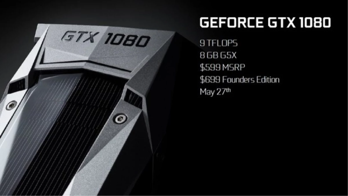 Nvıdıa Geforce Gtx 1080\'i Tanıttı