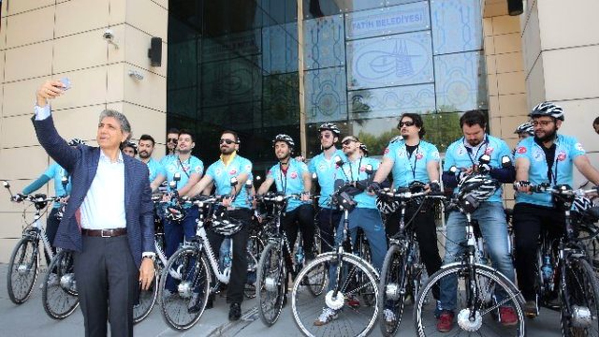 Tarihi Yarımada Fatih\'te Bisiklet Şöleni