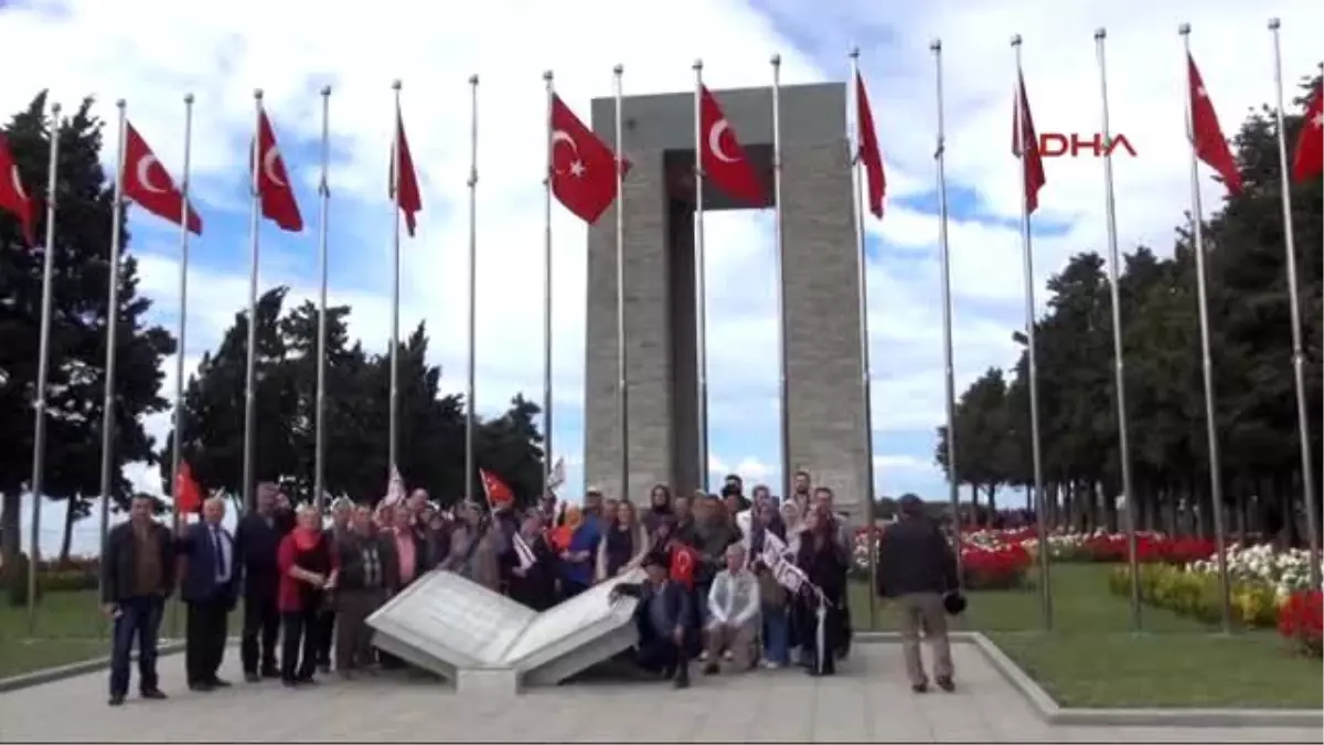 Çanakkale Kıbrıs Mücahitlerinden Çanakkale Şehitlikleri\'ne Ziyaret