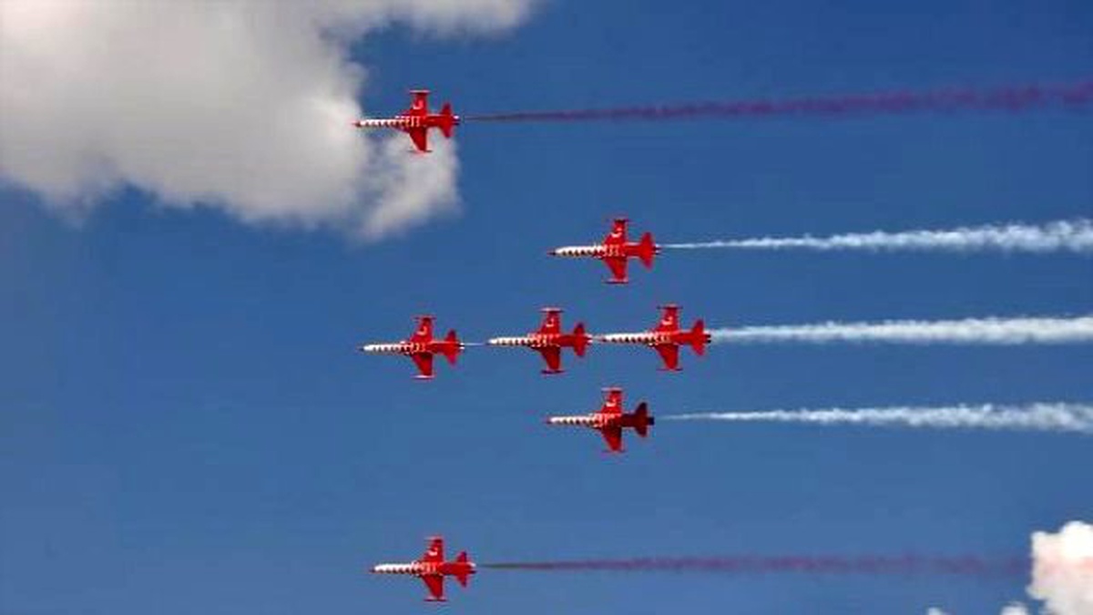 Türk Yıldızları\'ndan Hıdırellez Gösterisi