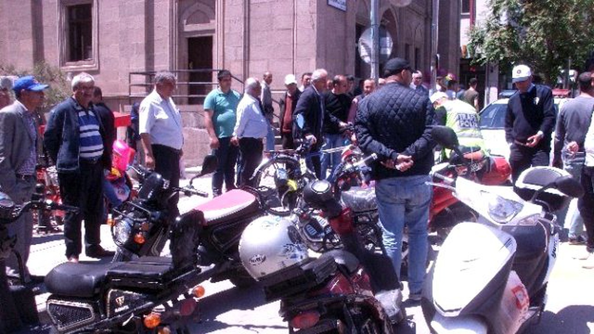 Aksaray\'da Elektrikli Motosiklet Uygulaması
